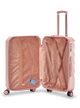 طقم شنط سفر ABS ليمرا، 4 مقاسات، 4 عجلات، WM-230 - زهري product image 3