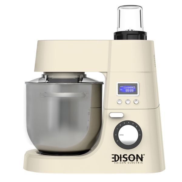 عجانة تتانيوم إديسون، 1800 واط، 6.5 لتر، 4 وظائف، 8 سرعات - بيج product image 8