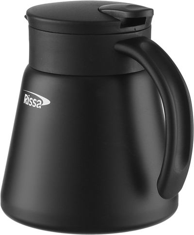 ترمس استيل ريسا، 600 مل، ضغاط - اسود product image 2