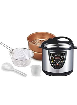 Arrow  RO-10SEC Pressure Cooker, 1600W, 10L - Silver Black product image 2