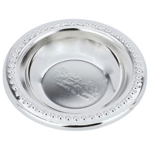 Al Saif Gallery Noa Steel Plate, 8X8X1.7 Cm, Round - Silver product image