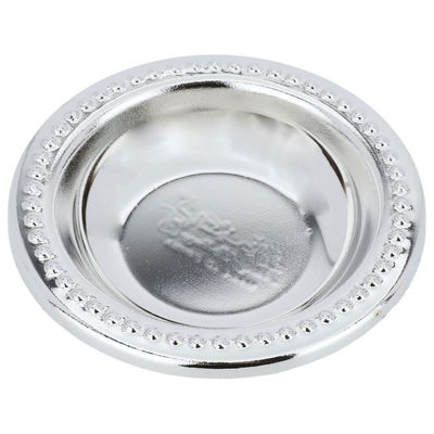 Al Saif Gallery Noa Steel Plate, 8X8X1.7 Cm, Round - Silver product image 1