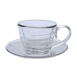 طقم بيالات شاي زجاج السيف غاليري، 6 قطع - شفاف product image 2