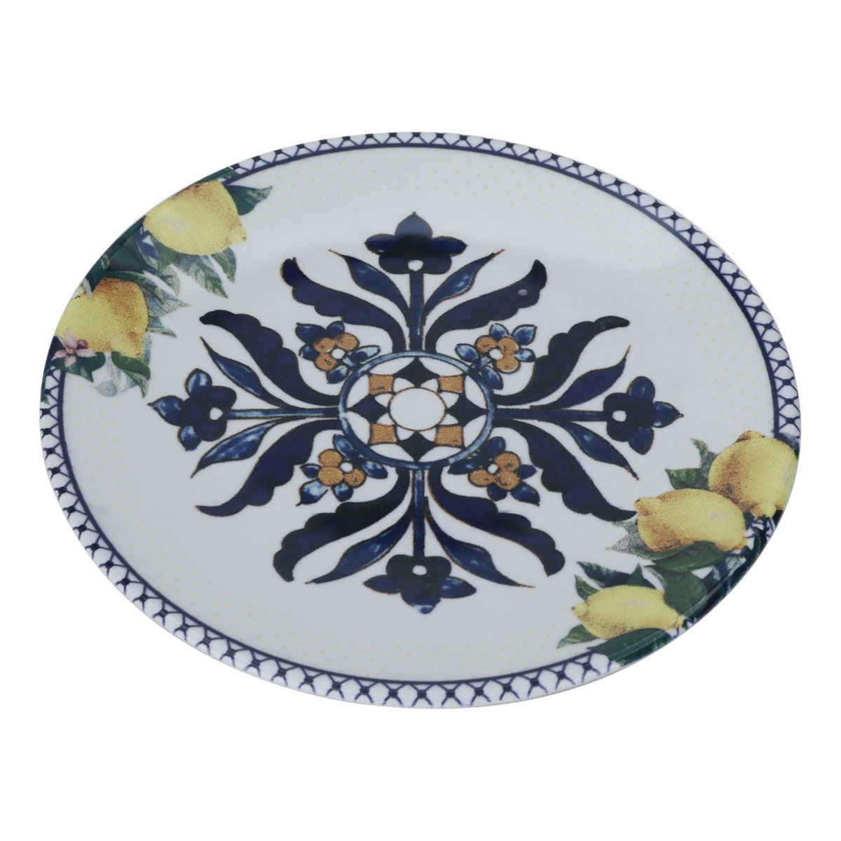 Al Saif Gallery porcelain serving plate, 16 cm, flat - blue product image