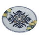 Al Saif Gallery porcelain serving plate, 16 cm, flat - blue product image 1