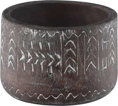 Excellent Houseware Wood, 10x10x6.7 cm - White Wood product image 2