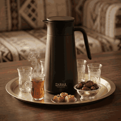 ترمس شاها، حافظة داخلية ستانلس استيل، 1.9 لتر - أسود product image 2