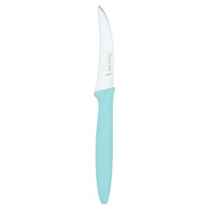 Alsaif Gallery steel and plastic peeling knife, 9 cm, curved - turquoise product image 2