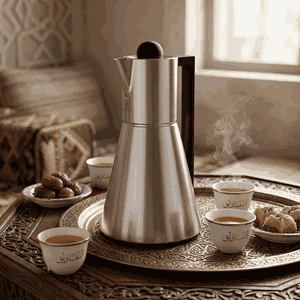 ترمس لينا افريست، 1 لتر، حافظة داخلية زجاج، غطاء ضغاط، يد اسود - فضي product image 2