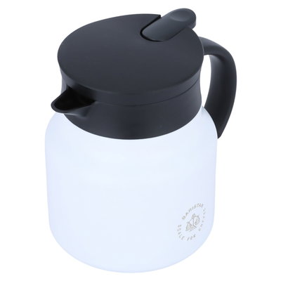 Baristar thermos, 800 ml, steel inner shell, plastic outer shell - black white product image 2