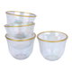 طقم فناجين قهوة عربي زجاج السيف غاليري، 6 قطع - شفاف product image 2