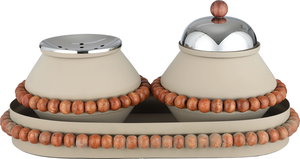 طقم مبخرة ستانلس استيل السيف غاليري، 35.5x20.5x17 سم، 3 قطع - متعدد الألوان product image