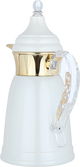 Al Saif Gallery Qamar Thermos Dallah, 0.35 L, Transparent Handle, Stainless Steel Inner Case, Stainless Steel Outer Body - Pearl Gold product image 3