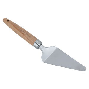 Alsaif Gallery Cake Serving Spoon, Steel, Wooden Handle - Silver product image