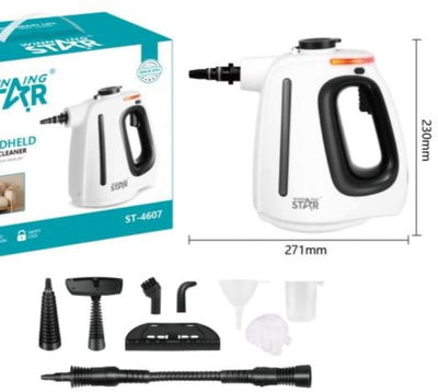جهاز تنظيف بالبخار ويننج ستار، 1350 واط، تعقيم بدرجة حرارة عالية، ST-4607 - ابيض اسود product image 3