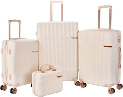 Limra ABS Luggage Set, 4 Sizes, 4 Wheels, 360 Degree Rotating, OT-5057 - Beige product image 1