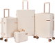 Limra ABS Luggage Set, 4 Sizes, 4 Wheels, 360 Degree Rotating, OT-5057 - Beige product image 1