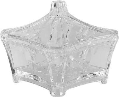 طقم تمريات مع طوفرية اكريلك، 4 قطع - شفاف product image 3