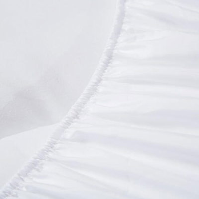 لباد جاردينيا مزدوج قطن الحبيب، سماكة 14 سم، حواف مطاط، 200×200 سم - ابيض product image 4