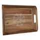 Alsaif Gallery Wood Tofareya, 40 x 30 x 5 cm, rectangle, white-brown pattern product image 1