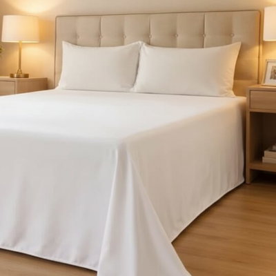 شرشف مايكروفايبر نداف صيفي، 170×230 سم - ابيض product image 3