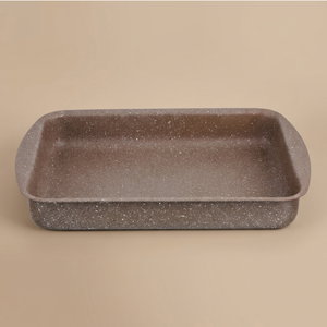 Rocky Granite Oven Tray, 40x28 cm, Rectangular - Brown product image
