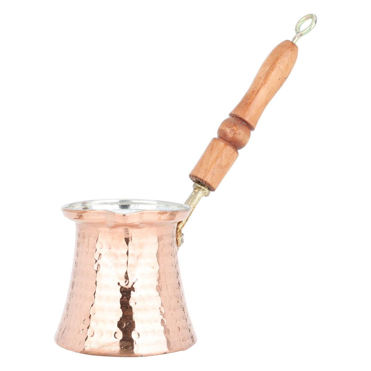 ركوة قهوة نحاس السيف غاليري، 0.25 لتر، تركي، بيد خشب - نحاسي product image