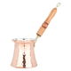 Al Saif Gallery Copper Coffee Pot, 0.25 L, Turkish, with wooden handle - Copper product image 1