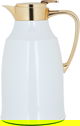 Al Saif Gallery Diriyah thermos, 1 liter, thermal glass inner container, steel outer shell - white product image 1