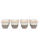 Al Saif Gallery porcelain coffee cup set, 12 pieces - white product image 1