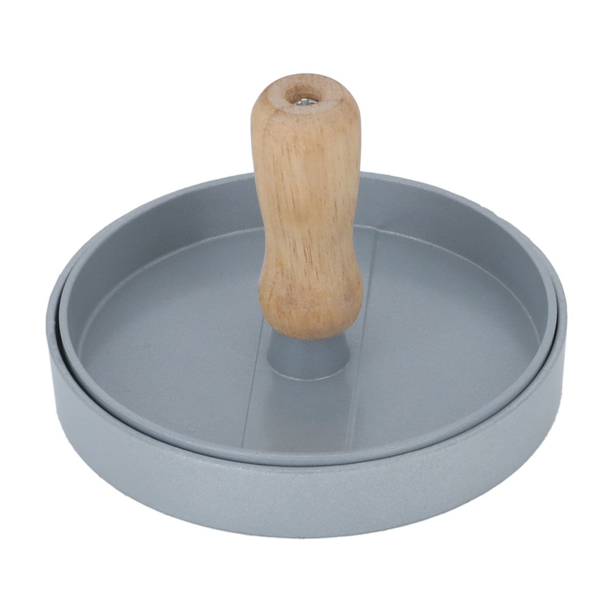 مكبس برجر استيل السيف غاليري، بيد خشبي - رمادي product image 1