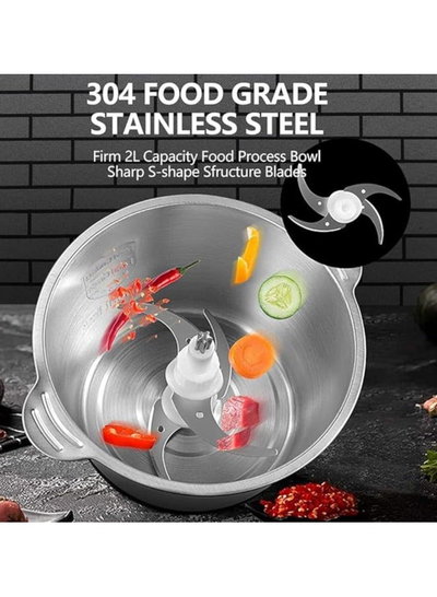 قطاعة كولن، 350 واط، 2 لتر، سرعتين، 801109009 - فضي product image 4