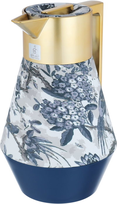 Everest Lydia Thermos, 1 liter, glass inner container, plastic outer shell - blue product image 4