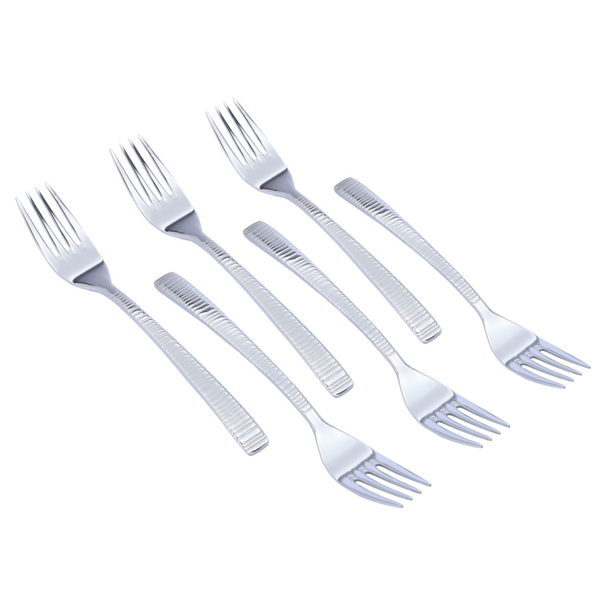 طقم شوك حلا سولا استيل السيف غاليري، 6 قطع - فضي product image