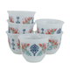 Al Saif Gallery porcelain Arabic coffee cups set, 6 pieces - white product image 2