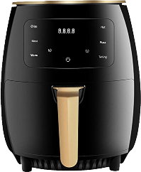 قلاية هوائية لاك لايش، 1500 واط، 6 لتر، 8 وظائف، S18-GC-18 - اسود product image