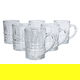 Saif Gallery Bialat Max Glass Tea Set, 6 Pieces, Glass Handle - Transparent product image 2