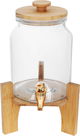 جيك زجاج وهج الماسة، 1.5 لتر، قاعدة خشبي - شفاف بني product image 1