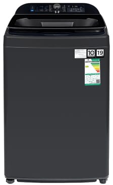 Midea MAN01W19DTSA washing machine, 19 kg, 16 programs, inverter, top loading, 680 RPM - Black product image