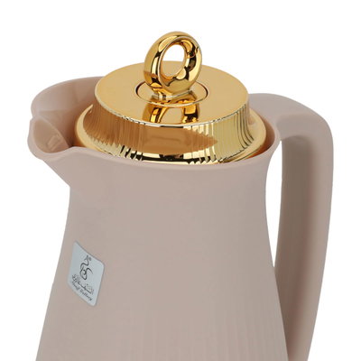Timeless Manalthermos, 1 liter, glass inner container, plastic outer shell - light brown product image 6