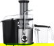 عصارة فواكه إديسون، 800 واط، 1 لتر، 5 سرعات، STX-70S - اسود فضي product image 1