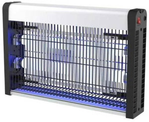 صاعق حشرات فوجيكا، 35 واط، مساحة تغطية 100 متر، FJK-3018 - فضي اسود product image