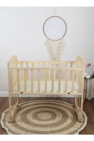 سرير اطفال خشب فان مومنت، 90×40 سم، مع ناموسية - خشبي product image 2