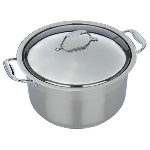 Rocky steel Pot, 24cm - Silver product image 5