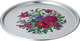 Saif Plus Aluminum Serving Tray, 39 cm, Round - Multicolor product image 2