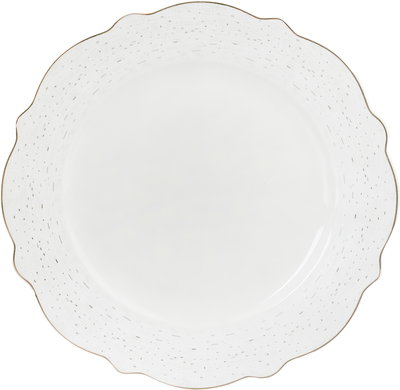 طقم تقديم سفرة بورسلان السيف غاليري، 65 قطعة - أبيض ذهبي product image 14