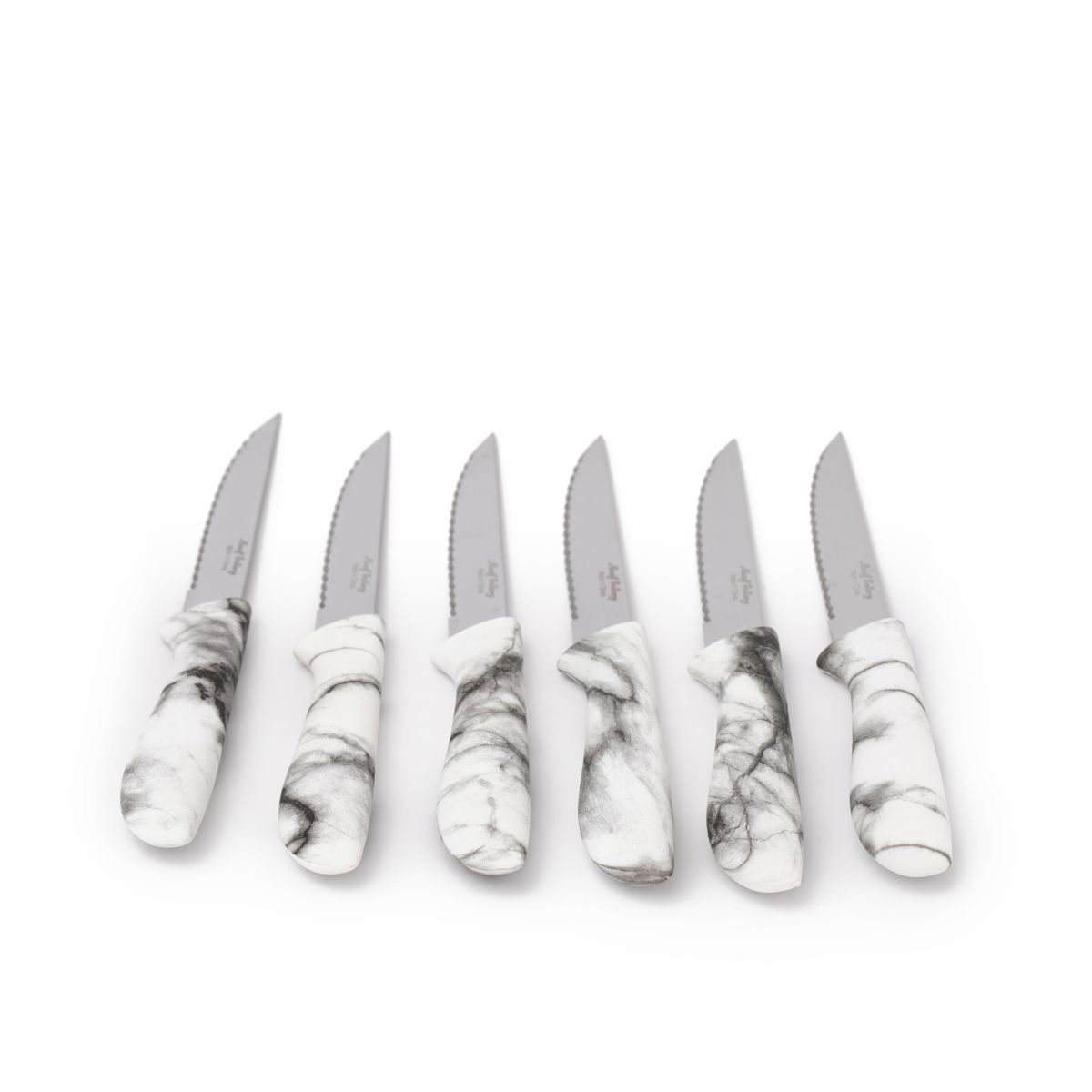 Al Saif Gallery Steel Knife Set, 6 Pieces - White product image