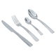 Al Saif Gallery steel spoon set, 24 pieces - silver product image 1