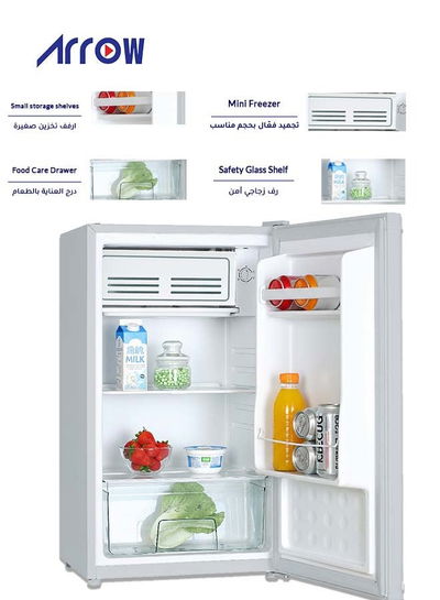 ثلاجة ميني بار ديفروست ارو، 93 لتر، 3.3 قدم، RO1-139LW - ابيض product image 2