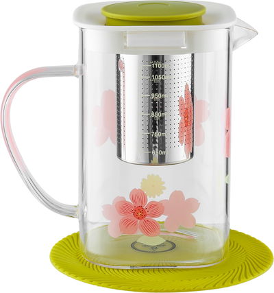 طقم جاك مع اكواب زجاج السيف غاليري، 5 قطع - شفاف وردي product image 4